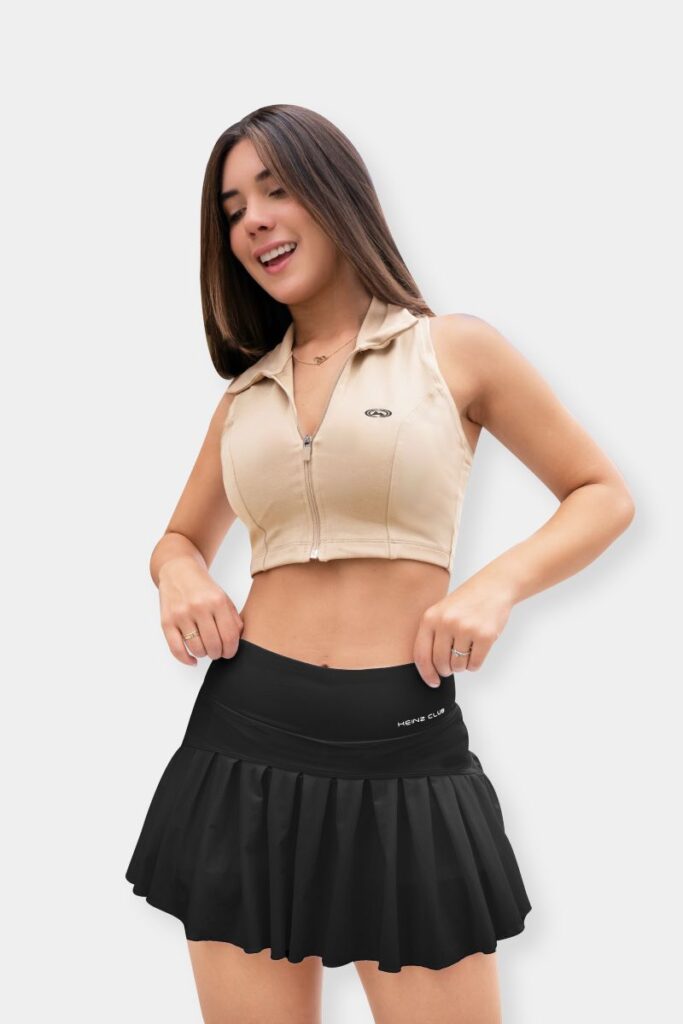 Falda Short Pleat